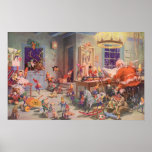 Santa's Workshop at the North Pole, Christmas Eve Posters