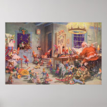 Santa's Workshop at the North Pole, Christmas Eve Posters