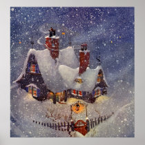 Santa's Workshop at the North Pole, Christmas Eve Poster