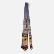 Santa's Workshop at the North Pole, Christmas Eve Neck Tie