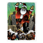 Santazilla Postcard