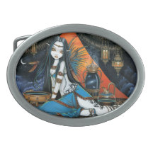 Santha Tribal Sage Tattoo Fairy Belt Buckle