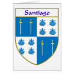Santiago Coat of Arms/Family Crest cards