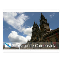 Santiago e Compostela, Espanha Cartes Postales