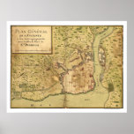 Santo Domingo Dominican Map 1805 Posters