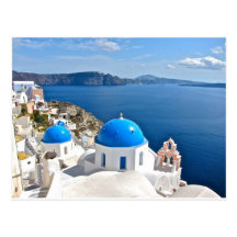 Santorini Carte Postale