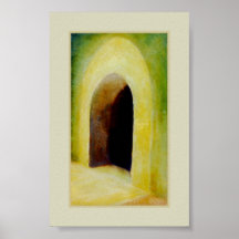 Santorini Doorway Posters