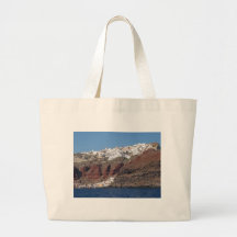 Santorini Greece Canvas Bag
