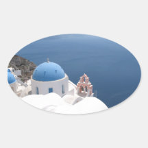 Santorini Greece Stickers