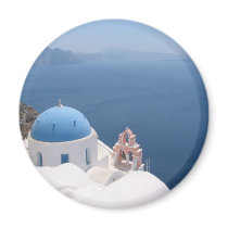 Santorini Fridge Magnets