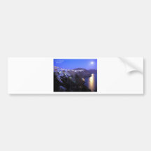 SANTORINI NIGHT BUMPER STICKERS