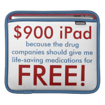 Santorum 2012 $900 iPad Case iPad Sleeve