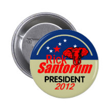 Santorum 2012 pin