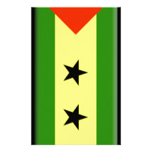 Sao Tome and Principe Flag Custom Stationery
