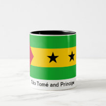 Sao Tome and Principe flag mug