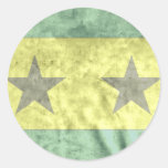 Sao Tome and Principe Round Sticker
