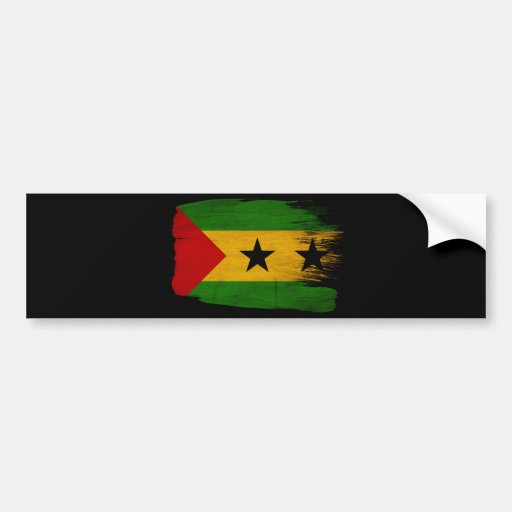Sao Tome And Principetex3-paint styletex3-paint Bumper Sticker