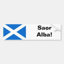 Saor Alba Bumper Sticker