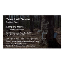 Sapez les seaux dans le buisson de sucre de la for modèles de cartes de visite