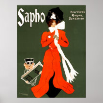 Sapho ~ Vintage 1900 New York Theatre Ad posters