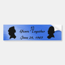 SAPPHIRE ANNIVERSARY-BUMPER STICKER