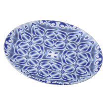 Sapphire Doily Party Plates