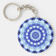Sapphire Kaleidoscope Key Chain