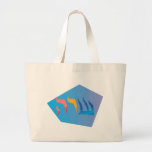 Sara Hebrew freeform Design Canvas Bags
