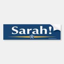 Sarah ! Adhésif pour pare-chocs Autocollant Pour Voiture