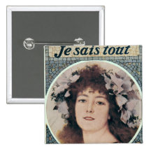 Sarah Bernhardt  in Gismonda Buttons