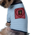 Sarah Heart Dog T Shirt