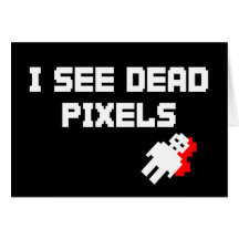 Sarah Marshall Dead Pixels Card