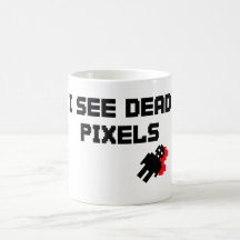 Sarah Marshall Dead Pixels Coffee Mugs
