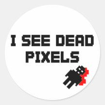 Sarah Marshall Dead Pixels Sticker
