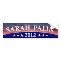 Sarah Palin 2012 bumper stickers