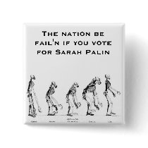 Sarah Palin- Creationist Buttons