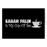 Sarah Palin est ma tasse de thé Cartes