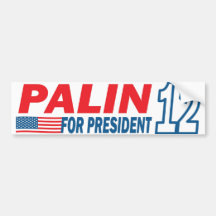 Sarah Palin For President Tea Party Bumper Sticker