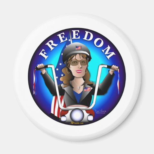 Sarah Palin Freedom Refrigerator Magnets