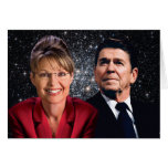 Sarah Palin & Ronald Reagan Greeting Card