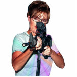 Sarah Palin Shooting To Her Right Photo Cutouts