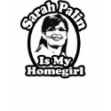 Sarah Palin T-Shirt, Homegirl Pink Retro Design
