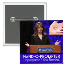 Sarah Palin's Teleprompter: The Hand-o-Prompter Button