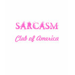 SARCASM, Club of America t-shirts