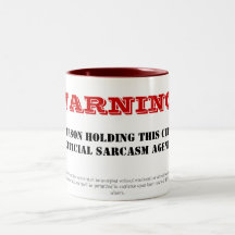 Sarcasm mug