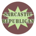 Sarcastic Republican Sticker