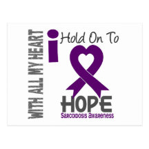 Sarcoidosis I Hold On To Hope Post Card