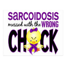 Sarcoidosis Messed With The Wrong Chick Postcard