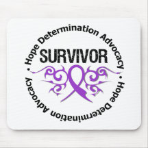 Sarcoidosis Survivor Tribal Ribbon Mousepad