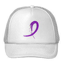 Sarcoidosis's Purple Ribbon A4 Mesh Hat